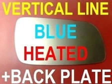 SKODA OCTAVIA VRS 1996-04 MIRROR GLASS BLUE HEAT ASPHERIC+PLATE RIGHT OR LEFT