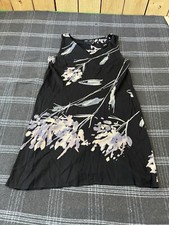 Saint Tropez West Dresses Sleeveless Dress Size 8 Floral Multicolor Made In USA