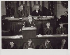 Apollo 8 | RARE NASA 1969 Frank Borman Congress Address Washington 10x8 Photo