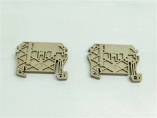 Lot 2pcs Weidmuller ZEW Terminal Block