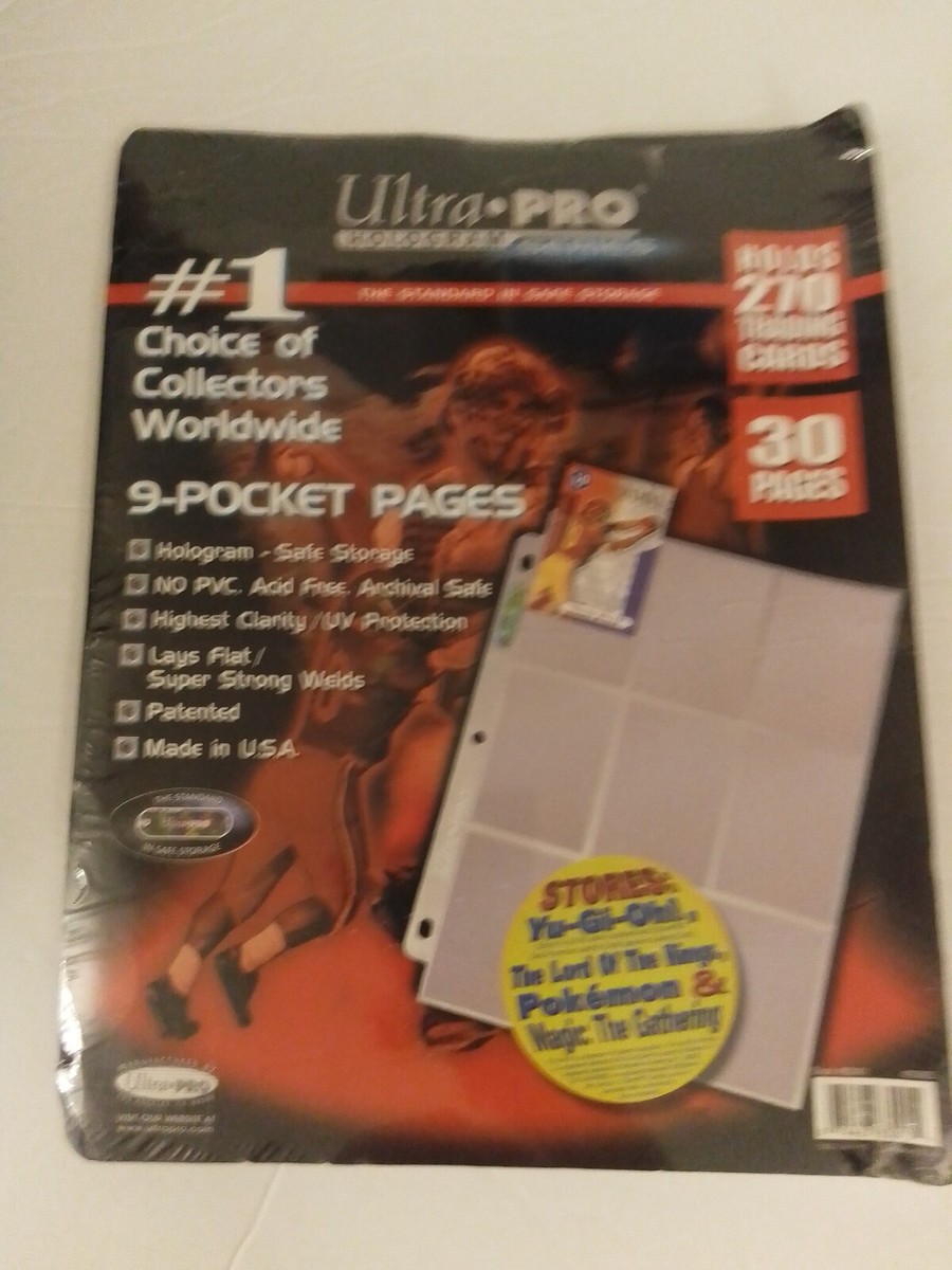 マジック：ザ・ギャザリング Ultra PRO Hologram Pages 72 Cards Ultra Pro Hologram Series 9 Pocket Trading Card Pages 30 Page Pack