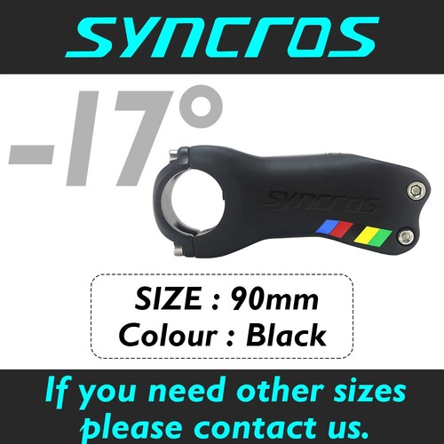 31.8*90mm Full Carbon Fiber BMX Bicycle Stem Mountain Bike Stems 6 17 Degree - Picture 40 of 48