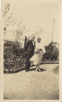 Fotografie Amateur Hochzeit Snapshot PL10L2-9 Vintage