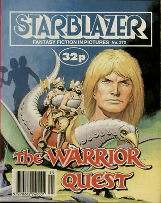 THE WARRIOR QUEST,STARBLAZER SPACE FICTION ADVENTURE IN BILDERN,NR.270,1990