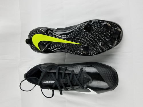 Nike Lunar Vapor Ultrafly Pro Black White Mens Baseball Cleats Metal Size 12 - Picture 5 of 8