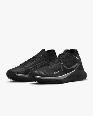 Nike React Pegasus Trail 4 Gore-Tex Running Shoes DJ7926-001) Men\'s 13 Nike React Pegasus Trail 4 Gore-Tex Black Reflect Silver  main image 4