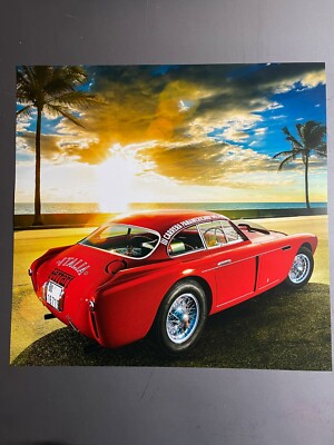 1952 Ferrari 340 Mexico Vignale Berlinetta Coupe Print, Picture, Poster RARE!!