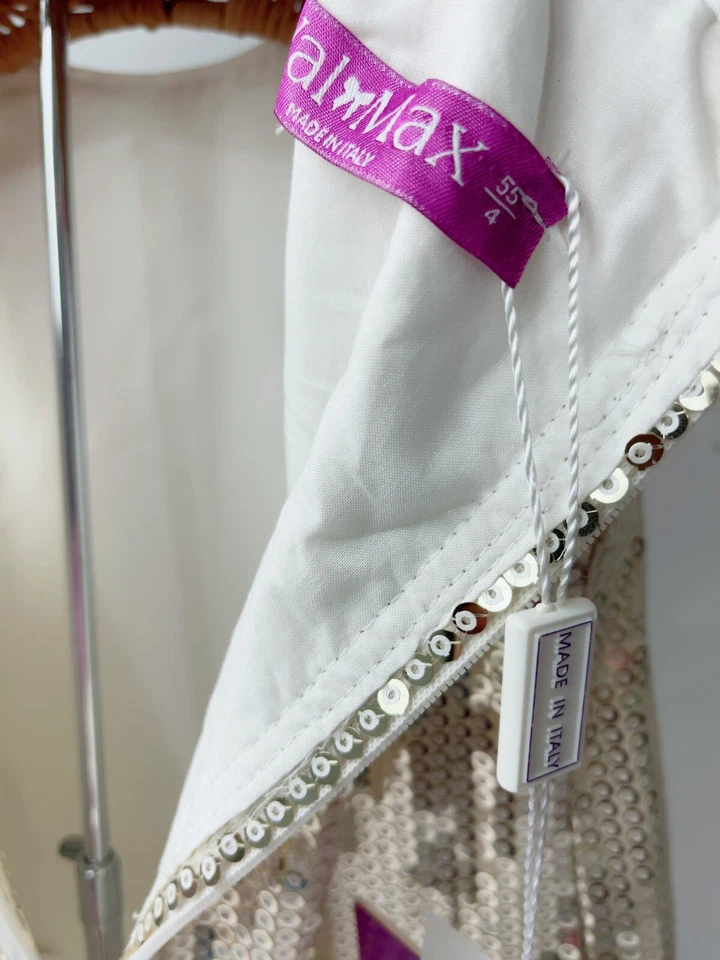 ValMax VAL&MAX 学步女孩金色亮片礼服派对假日闪亮连衣裙尺寸:4 — 第 4/4 张图片