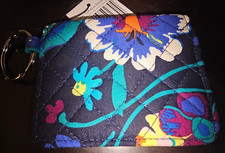 Vera Bradley Moonlight Garden Iconic Campus Double ID Case Multi Floral
