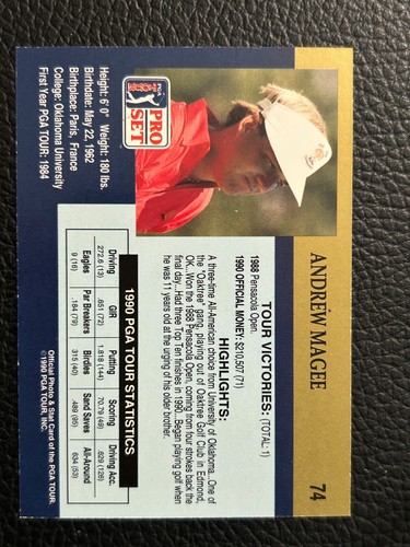 1990 Pro Set PGA Tour Inaugural Golf Card #s 1-100 -You Pick - Picture 198 of 278