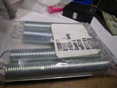 1.000''OD x 0.105''Wire 7-1/2''L Loop End #102 Steel Hard Drawn MB Extension Spring