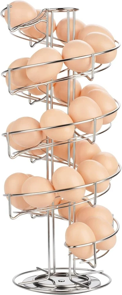 Durable Spiral Egg Storage Rack - Decorative Display for Modern Kitchens - Изображение 3 из 4