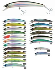 YO-ZURI CRYSTAL MINNOW Floating Lure F6 F7 F8 F977 Bass Pike 90 - 130mm Various