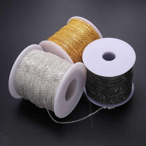 Thin Metal Crushed O-Chain - Picture 3 of 41