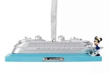 Disney Cruise Line Mickey Mouse Ship Captain 25th Anniversary Ornament NEW