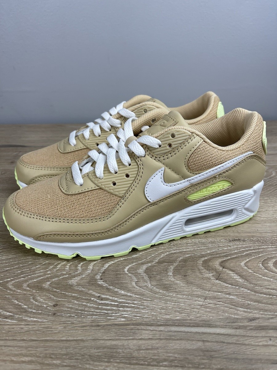 Nike Air Max 90 Womens Sz 7.5 Sesame Summit/White DD9677 200 | eBay