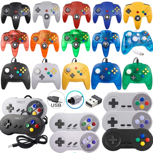 N64 SNES NES Gamepad USB Controller Joystick für N64 Konsole PC Raspberry Win 10 1 s l500