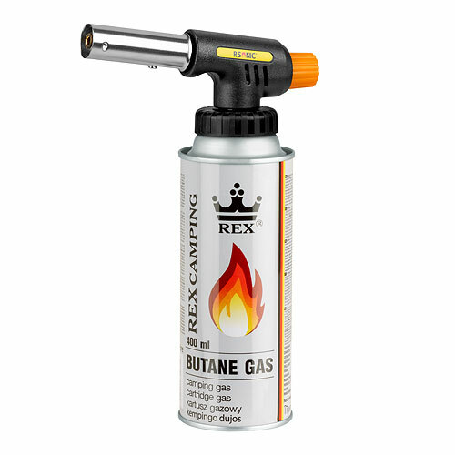 Amara-global Lötbrenner Gasbrenner - Mit Piezo-Zündung, Für Schraubventil-Gaskartuschen