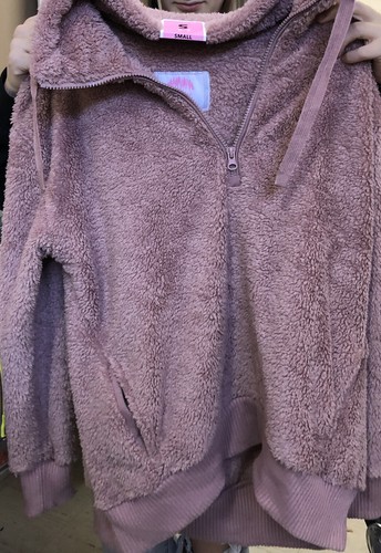 Cozy Sherpa Pullover - Dogwood Mauve | eBay