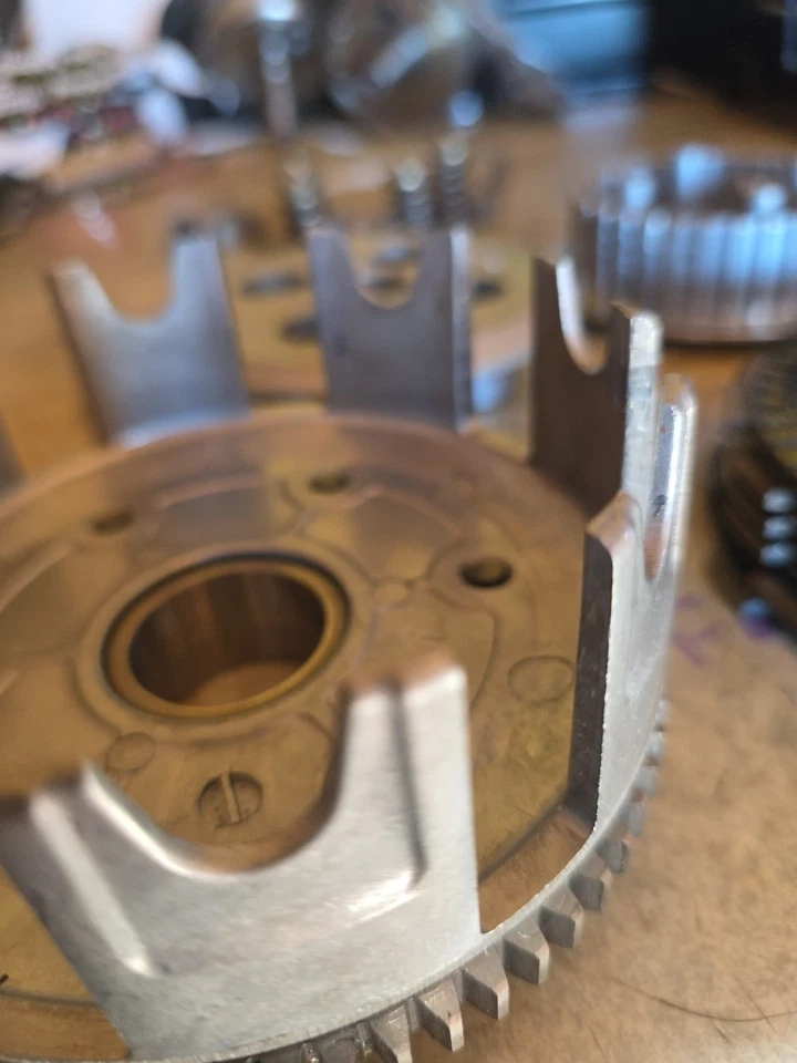 Kawasaki KX100 KX85 2004 OEM embrague completo con placas cesta placa de presión buje Foto 2 de 4