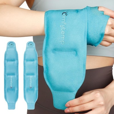 Comfytemp Wrist Ice Pack Wrap Carpal Tunnel Relief One Size Fits All, Blue
