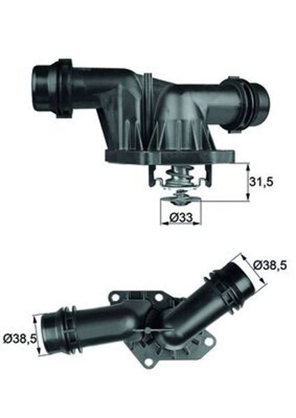 Thermostat KüHlmittel Mahle TI 25 85 FüR BMW E46 E39 3Er Touring 5Er 318 320 520-image