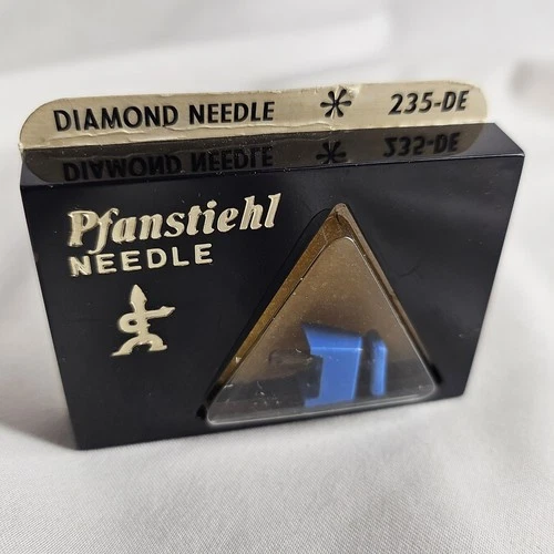 Pfanstiehl Diamond Needle 235-DE Blue Vintage New Old Stock Stereo Empire