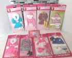 Barbie Vintage LOT of 9 Coat Outfits & Accessories 1998-2000 New In Package