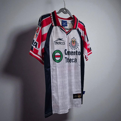 Chivas Del Guadalajara 99/00 Away - Jersey Retro - White - 2XL