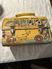 Vintage Disney School Bus Lunch Box thermos included