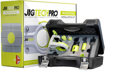 Jigtech Pro Einbauset Smartes Türgriffbeschlagsystem + Zubehör