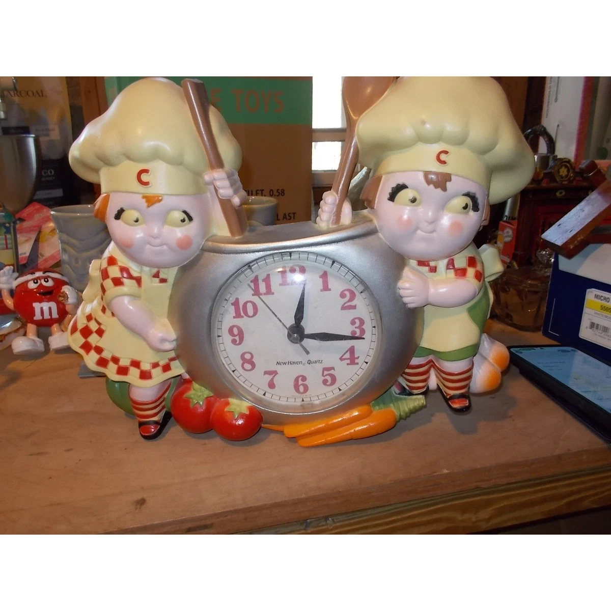 New Haven Quartz (Battery Powered) Plastic Wall Clocks for sale | eBay
