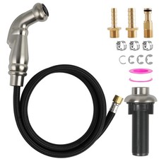 Kitchen Faucet Sprayer Attachment/Hose/Holder Set Universal Fit Compatible wi...