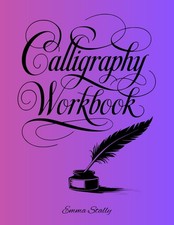 Calligraphy Workbook: Practice Paper Notebook for Beginners - VERY GOOD