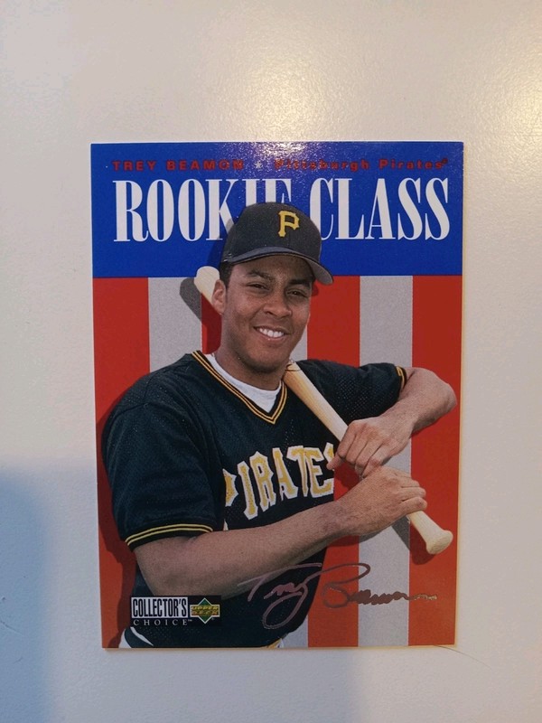 ⚾️ Trey Beamon Silver Sig 1996 Collector's Choice #435 Pirates FREE SHIPPING ⚾️
