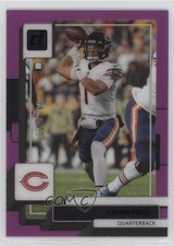 2022 Panini Clearly Donruss Purple 81/175 Justin Fields #8 12ty