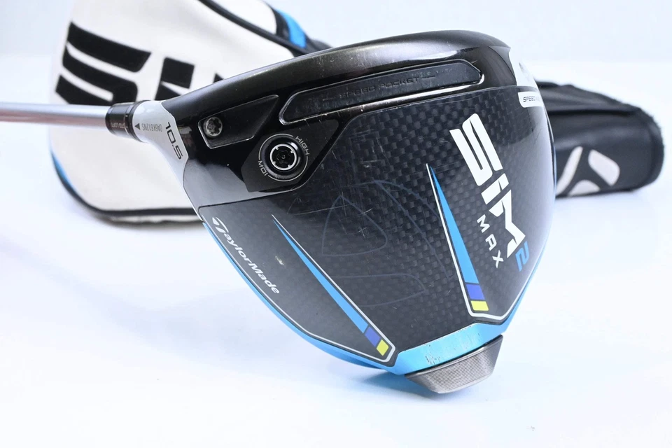 Left Hand Taylormade SIM2 Max Driver / 10.5 Degree / Regular Flex Kuro Kage 60 - Image 2 of 4