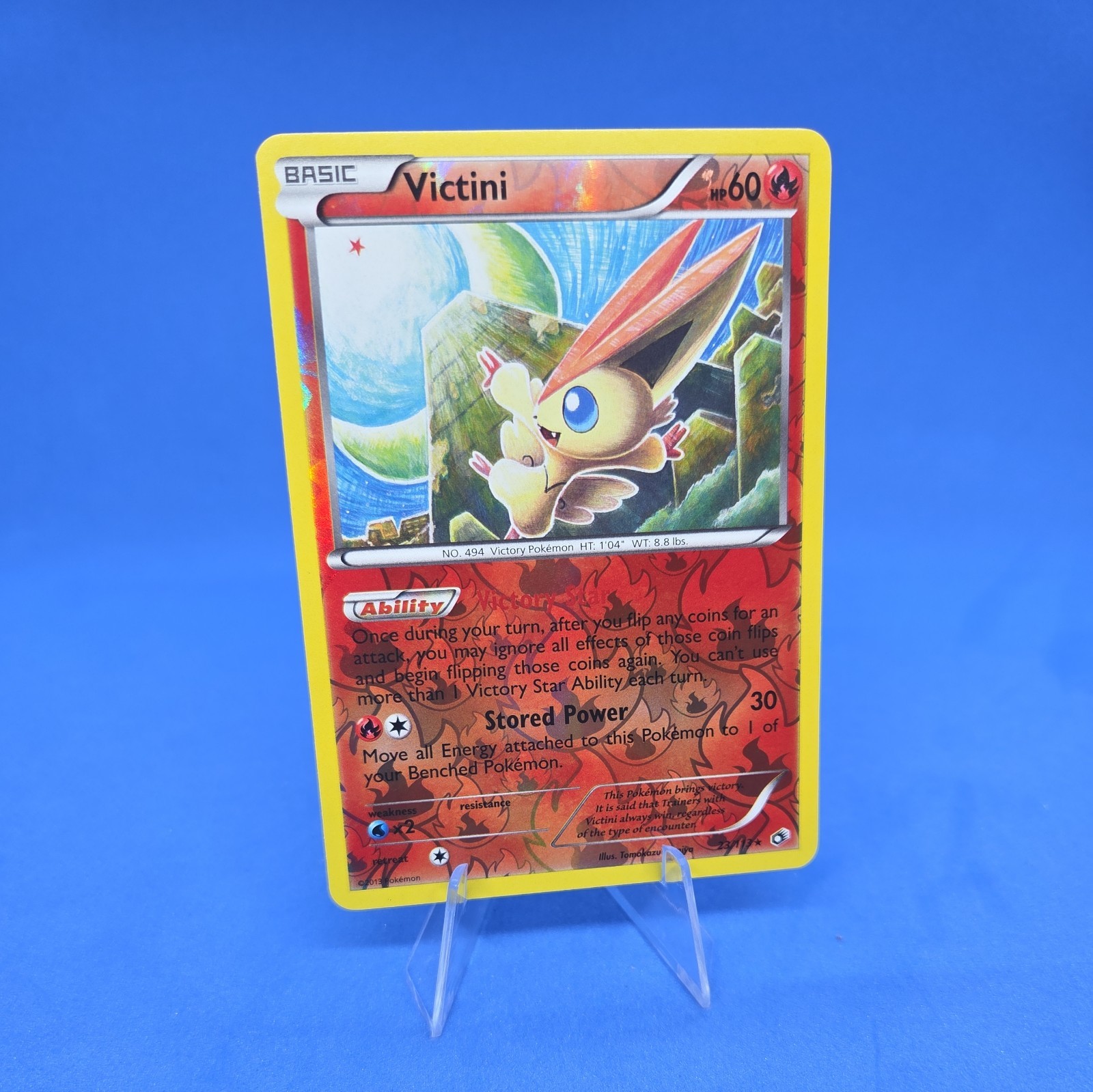 Pokémon TCG Victini 23/113 BW Legendary Treasures Reverse Holo Card EN-LP 2013