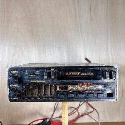 Sharp RG-875E Vintage 1980er Autoradio Cassette Stereo Player GETESTET FUNKTIONIERT