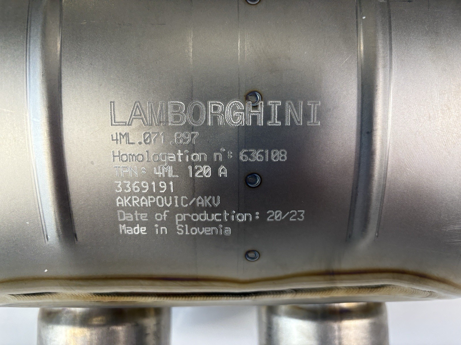 Lamborghini Urus Exhaust systems Set