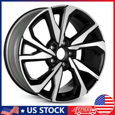 18 X 8 Replacement Alloy Wheel Black Rim 560-64108a For Honda Civic 2017-2021