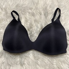 Skims 36DDD Bra Black Push Up Plunge Wireless Form Back Closure