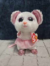 NEW 2021 TY Beanie Boos NINA the Mouse Stuffed Toy Plush