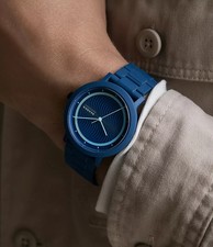 100% neu Umweltfreundliche SKAGEN Aaren Ocean Herrenuhr Meer Blau Neupreis …