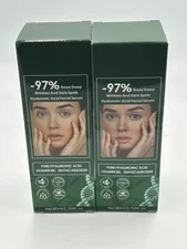 2 Pure Hyaluronic Acid Serum Face Vitamin B5 80ml (2.75 fl oz) Pump Bottle NEW