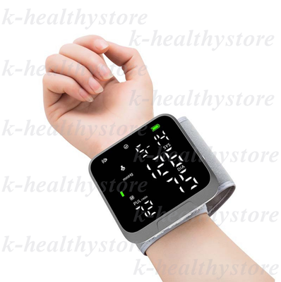#ad #ad Automatic Rechargeable Wrist Blood Pressure Monitor LCD Voice USB C Digital $27.49