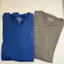 Abercrombie & Fitch Shirts Men's Size Large Long Sleeve Muscle Lot Of 2 Casual