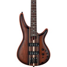 Ibanez Premium SR1350B 4-String Electric Bass Dual Mocha Burst Flat