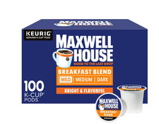 Maxwell House Breakfast Blend Light Roast K-Cup Coffee Pods 100 ct. 