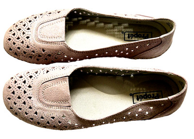 Propet Pink Laser Cut Leather Brand-New Women's Size 12W Shoes